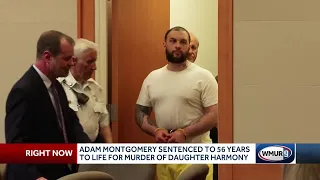 Adam Montgomery sentenced to 56 years to life in prison for murdering his daughter, Harmony