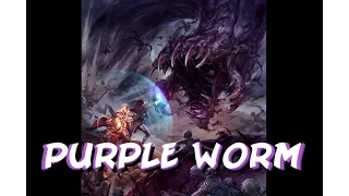 Monster Ecology: Purple Worm