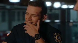 #911onFOX: 5x05 - Buck says he leaves 118 but is stopped by Bobby, Hen and Eddie