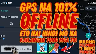 OFFLINE GPS APPLICATION ETO NA | HINDI MO NA KELANGAN NG WIFI OR DATA | #hondaclick125i #map