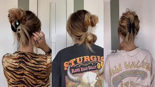 12 Ways to Style Claw Clip || Claw Clip Hairstyles || The Hairdo's