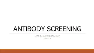 Antibody Screening & Identification