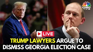 Trump News LIVE: Trump Lawyer Argues To Dismiss Georgia Election Subversion Case | USA Live | IN18L