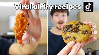 Testing viral air fryer TikTok recipes