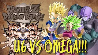 UNIVERSE 6 WITH EZA CABBA AND HIT VS OMEGA SHENRON!!! ABSOLUTE DOMINATION!!!