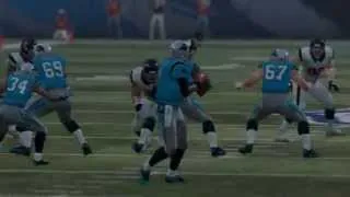 Amazing pitch play in Madden 12!! Cam Newton to Steve Smith to Brandon LaFell for the 64 yard TD!!