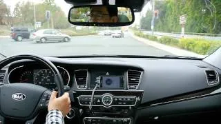 KIA CADENZA K7 Road Test Drive on local road