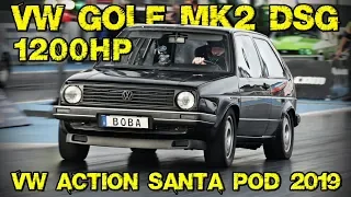 1200+HP Golf Mk2 AWD | Winner VW Action Santa Pod 2019