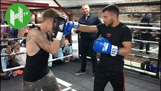 Pound-for-pound No.1 Vasyl Lomachenko shows off his tricks of the trade to London amateur boxers