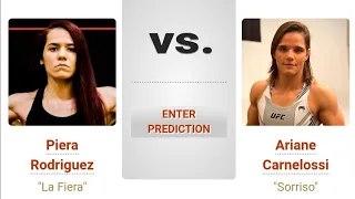 Piera Rodriguez VS Ariane Carnelossi | UFC Fight Night Preview & Picks | Pinoy Silent Picks