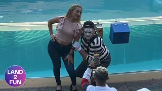 Tom the Mime at Seaworld Orlando #6