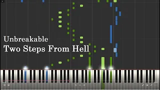 TWO STEPS FROM HELL - Unbreakable (Most Epic Piano Music Ever) [Piano Tutorial]