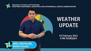 Public Weather Forecast issued at 4:00 PM | February 2, 2023