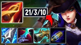 The STRONGEST Caitlyn Build You'll Ever See (450+ AD, 1500 Damage Headshots)