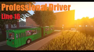 Professional Driver + Line 16 | Roblox | OSVed's Trolleybuses place (TRP 2.0) | #12