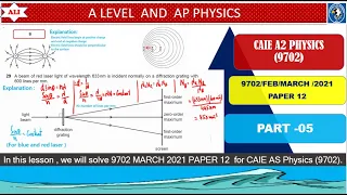 CAIE AS Physics Paper 12 Solution -Feb March 2021 P12 -9702 FM2021P12-9702FM21P12-Waves (05 of 08)