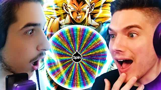 RAIYUDEN, NANO & DIDDY DUKE IT OUT! SPIN THE WHEEL OF CHAOS! | Dragon Ball Legends