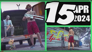 The Gun Van location & Street Dealers today April 15 2024 in GTA 5 (no RAILGUN this week)