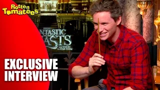 Eddie Redmayne Embraces His Wand - Exclusive 'Fantastic Beasts and Where to Find Them' Interview