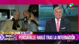 Carlos Perciavalle habló tras la internación