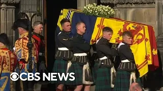 Queen Elizabeth II's final journey to London begins