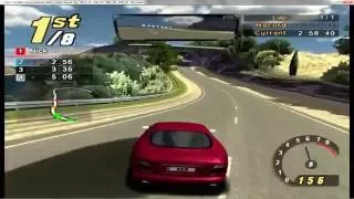 Need For Speed: Hot Pursuit 2 - Jaguar XKR World Racing Championship 6 Gameplay (Pcsx2 - PS2)