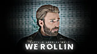 We Rollin Ft.Captain America Edit | We Rollin X Captain America status | We Rollin edits status