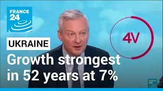 French 2021 economic growth strongest in 52 years at 7% • FRANCE 24 English