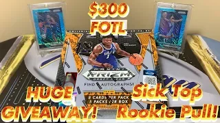 2019-20 Panini Prizm Draft Picks Basketball FOTL Hobby Box Break - Sick Top Rookie Pull! 🔥GIVEAWAY!