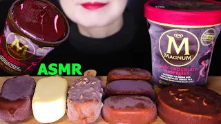 ASMR 매그넘 티코 구구 초콜릿 아이스크림 MAGNUM TICO GOOGOO CHOCOLATE ICE CREAM