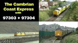 "Pathfinder Tours"  "The Cambrian Coast Express" 97303 + 97304  10/10/17