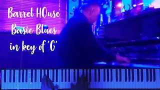 Barrel House Basic Blues  in G