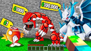 Minecraft, But I Can BUY Pokemon