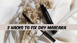 How to reuse dry mascara || Easiest hack || Fix dry mascara