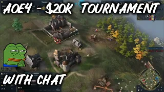 Lirik watching Age of Empires 4 - $20k GENESIS - TheViper vs TheMista - GRAND FINAL