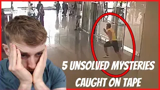 Reacting to 5 Unsolved Mysteries Caught On Tape