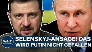 UKRAINE-KRIEG: Klare Selenskyj-Ansage! Das wird Wladimir Putin aber nicht gefallen I WELT News