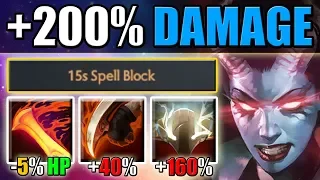 Bloodrage + God's Strength + Infernal Blade = EZ Rampage [+200% Damage Buff] Dota 2 Ability Draft