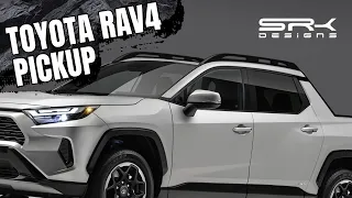 2023 Toyota RAV4 Pickup Truck Rendering | SRK Designs