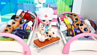 FAKE LOL😡 SENT EVERYONE TO THE HOSPITAL😱 Dolls LOL LOL surprise funny cartoons DARINELKA