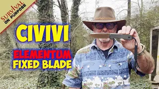 Civivi Elementum Fixed Blade Knife - Sharp Saturday