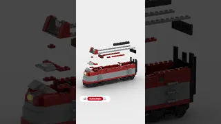 Lego Train Engine no. 1940 MOC Build Animation #shorts