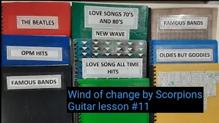 Guitar lesson #11: Wind of change by Scorpions (turn on Subtitles/CC)