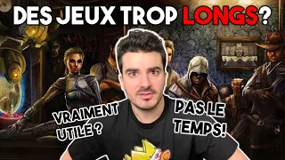 Les jeux vidéo TROP LONGS POUR RIEN ?