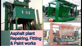 asphalt plant work | repairing plant | #asphaltplant | #asphaltmachinery| #fabrication | #asphalt |