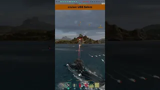 🇺🇸Cruiser Salem 1vs3 #worldofwarships