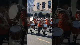 Last changing of The Guard before the Coronation, Windsor