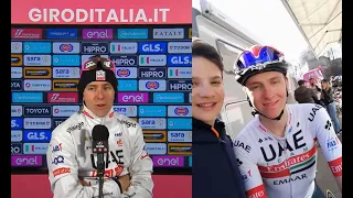 Cycling - Giro d'Italia 2024 - Tadej Pogacar : "I admire Gulio Pellizzari, we took a photo in 2019"