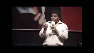 Johnny Lever peps Talk with Laughter and Spiritual Enrichment