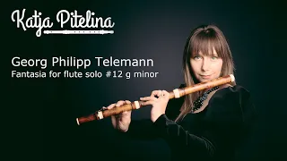 Georg Philipp Telemann Fantasia #12 g minor for flute solo